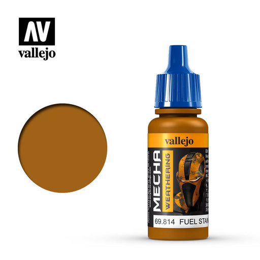 69.814 Fuel Stains (Gloss) (17ml) - Vallejo: Mecha Weathering - RedQueen.mx