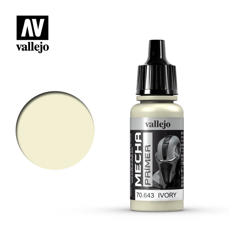70.643 Ivory (17ml) - Vallejo: Mecha Primer - RedQueen.mx