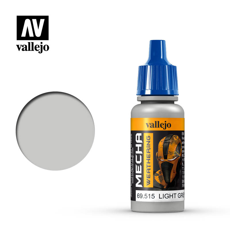 69.515 Light Grey Wash (17ml) - Vallejo: Mecha Weathering - RedQueen.mx