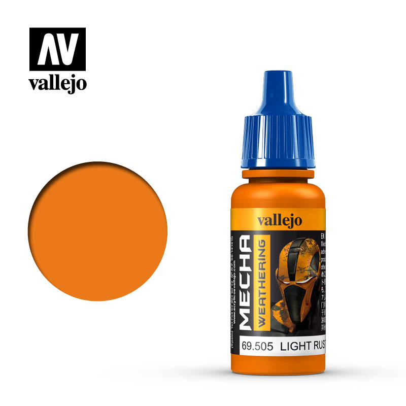 69.505 Light Rust Wash (17ml) - Vallejo: Mecha Weathering - RedQueen.mx
