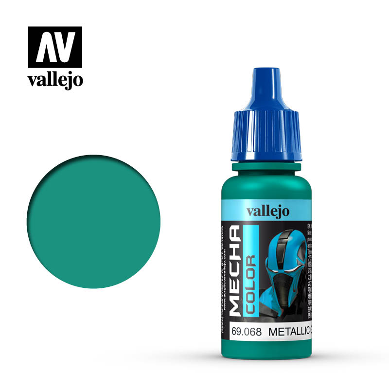 69.068 Metallic Green (17ml) - Vallejo: Mecha Color - RedQueen.mx