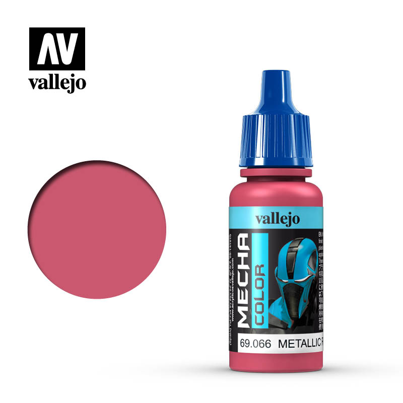 69.066 Metallic Red (17ml) - Vallejo: Mecha Color - RedQueen.mx