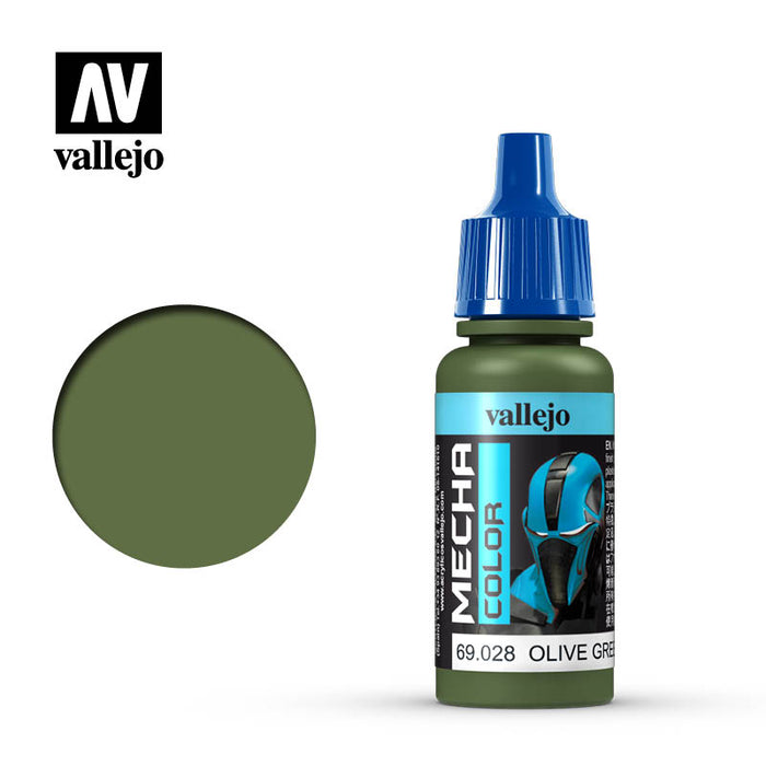 69.028 Olive Green (17ml) - Vallejo: Mecha Color - RedQueen.mx