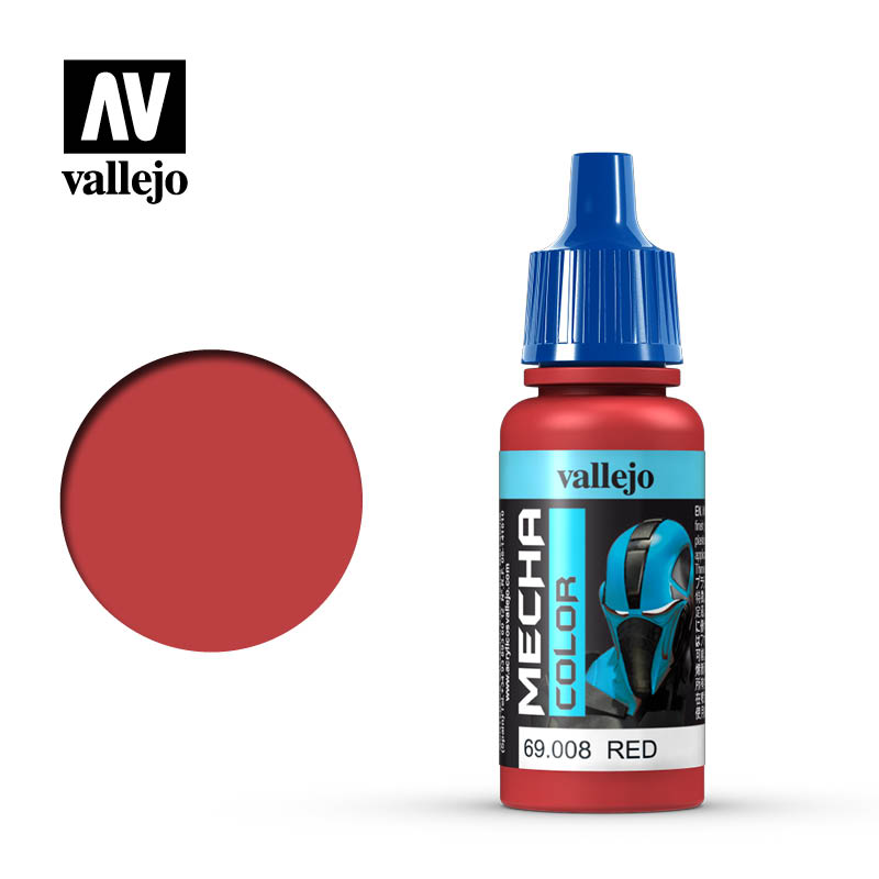 69.008 Red (17ml) - Vallejo: Mecha Color - RedQueen.mx