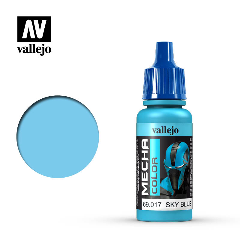 69.017 Sky Blue (17ml) - Vallejo: Mecha Color - RedQueen.mx