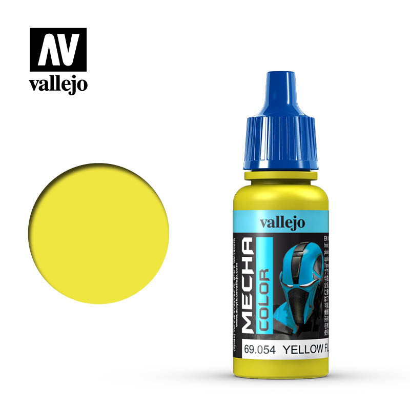 69.054 Yellow Fluorescent (17ml) - Vallejo: Mecha Color - RedQueen.mx