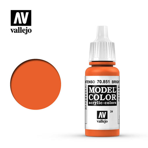 70.851 Bright Orange (17ml) [024] - Vallejo: Model Color - RedQueen.mx