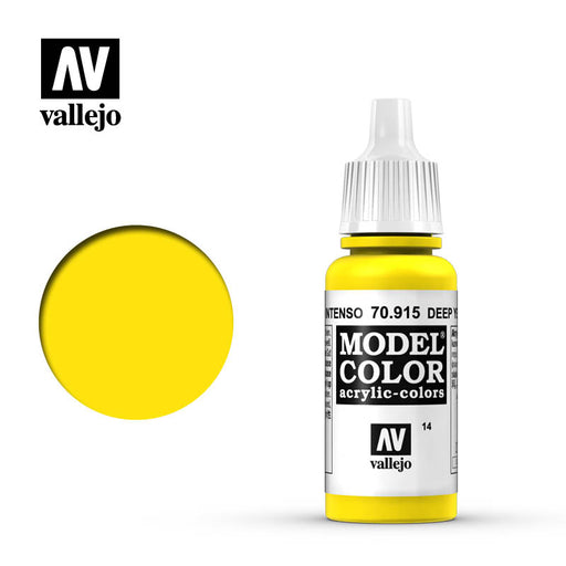 70.915 Deep Yellow (17ml) - Vallejo: Model Color - RedQueen.mx