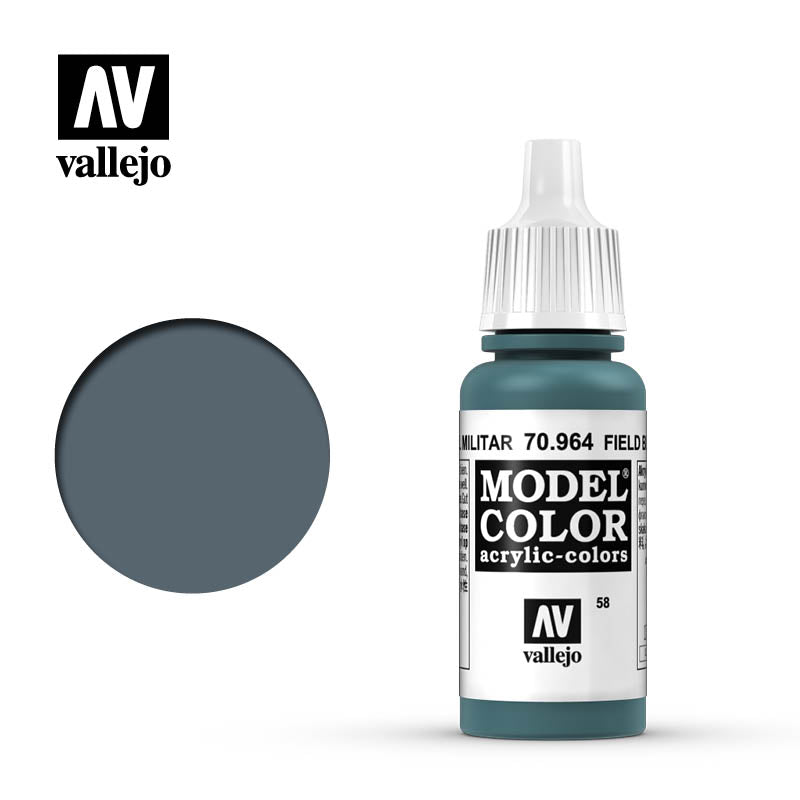 70.964 Field Blue (17ml) [058] - Vallejo: Model Color - RedQueen.mx
