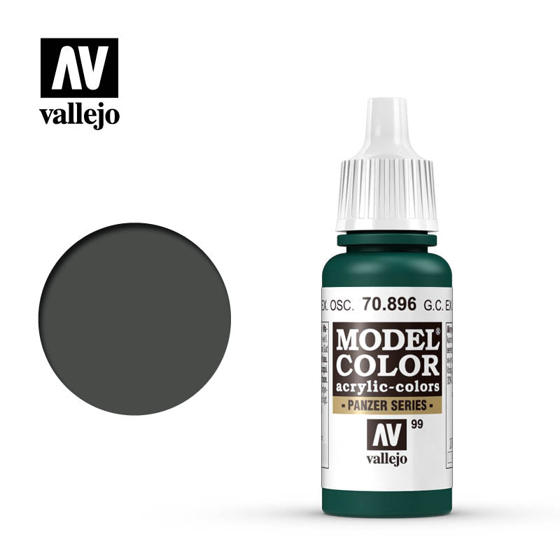 70.896 German Camouflage Extra Dark Green (17ml) [099] - Vallejo: Model Color - RedQueen.mx