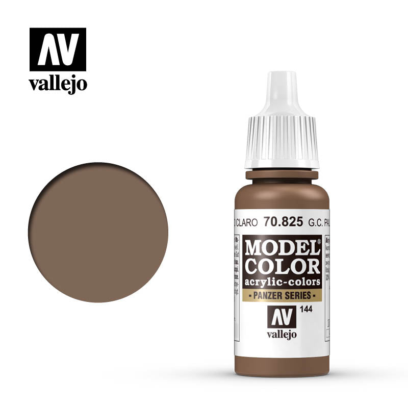 70.825 German Camouflage Pale Brown (17ml) [144] - Vallejo: Model Color - RedQueen.mx