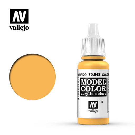 70.948 Golden Yellow (17ml) [016] - Vallejo: Model Color - RedQueen.mx