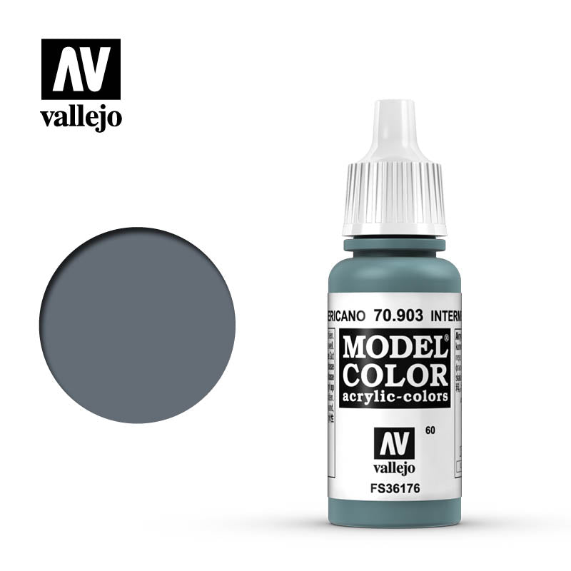 70.903 Intermediate Blue (17ml) [060] - Vallejo: Model Color - RedQueen.mx