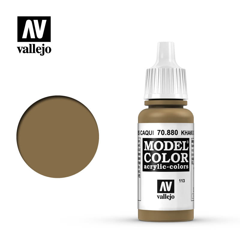 70.880 Khaki Grey (17ml) [113] - Vallejo: Model Color - RedQueen.mx