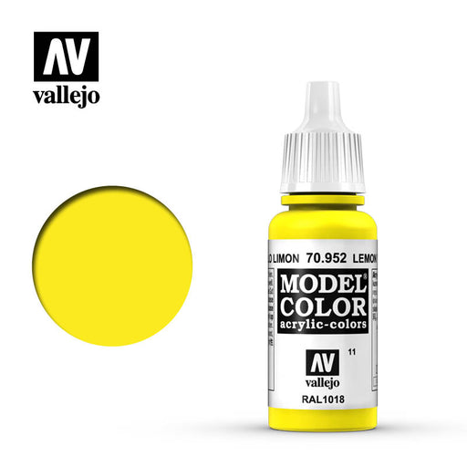 70.952 Lemon Yellow (17ml) [011] - Vallejo: Model Color - RedQueen.mx
