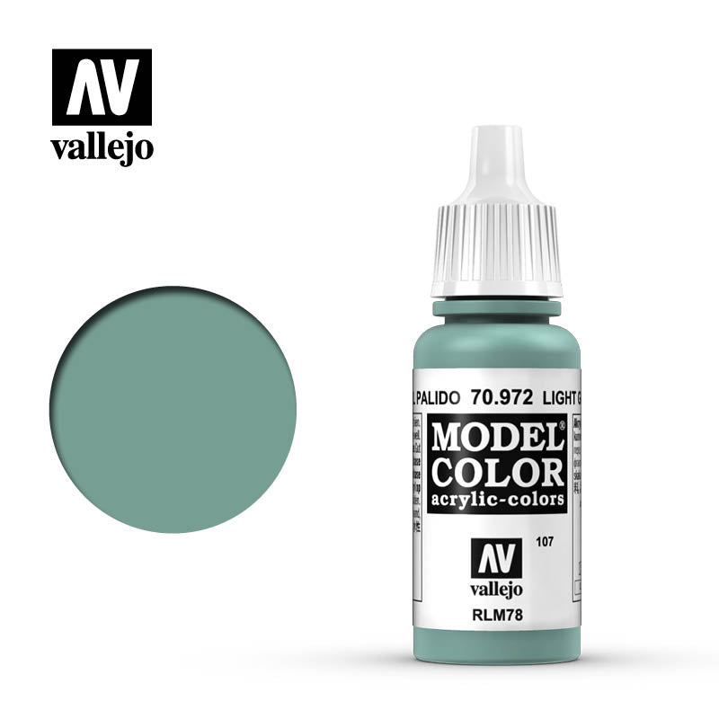 70.972 Light Green Blue (17ml) [107] - Vallejo: Model Color - RedQueen.mx