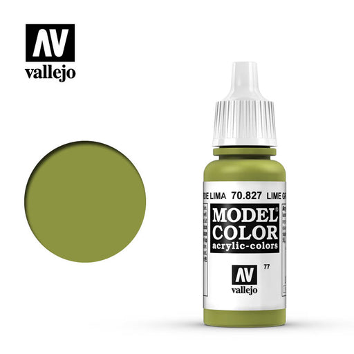 70.827 Lime Green (17ml) [077] - Vallejo: Model Color - RedQueen.mx
