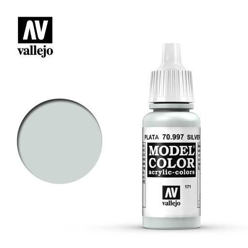 70.997 Silver (17ml) - Vallejo: Model Color - RedQueen.mx