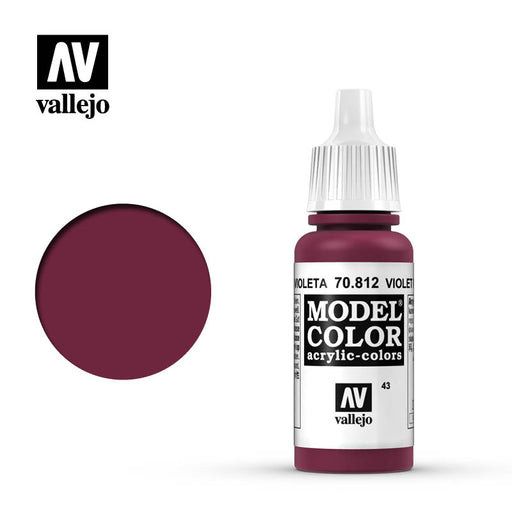70.812 Violet Red (17ml) [043] - Vallejo: Model Color - RedQueen.mx
