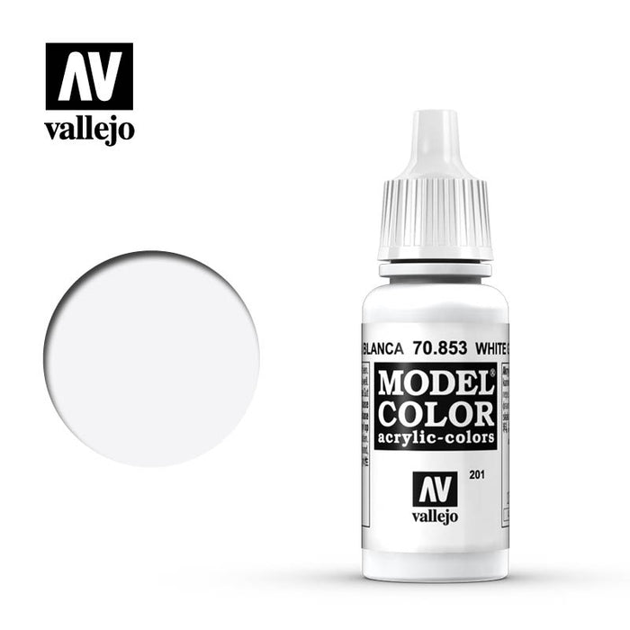 70.853 White Glaze (17ml) [201] - Vallejo: Model Color - RedQueen.mx