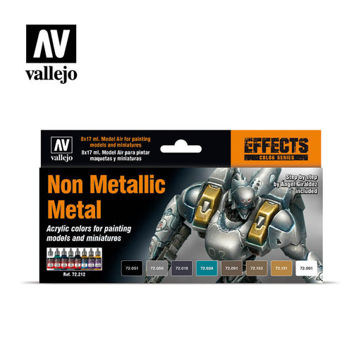 Non Metallic Metal, Effects Color Series - Vallejo: Paint Set - RedQueen.mx