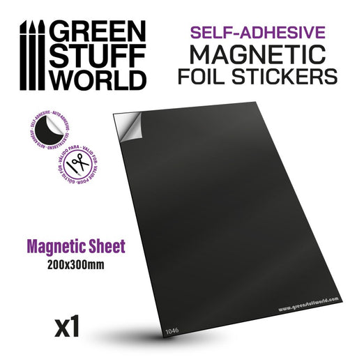 Magnetic Sheet (Self Adhesive) - GSW Magnets - RedQueen.mx