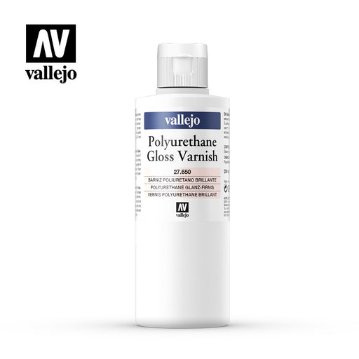 27.650 Polyurethane Gloss Varnish (200ml) - Vallejo: Auxiliary - RedQueen.mx