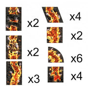 Lava River Neoprene Terrain Set - GSW Accessories - RedQueen.mx