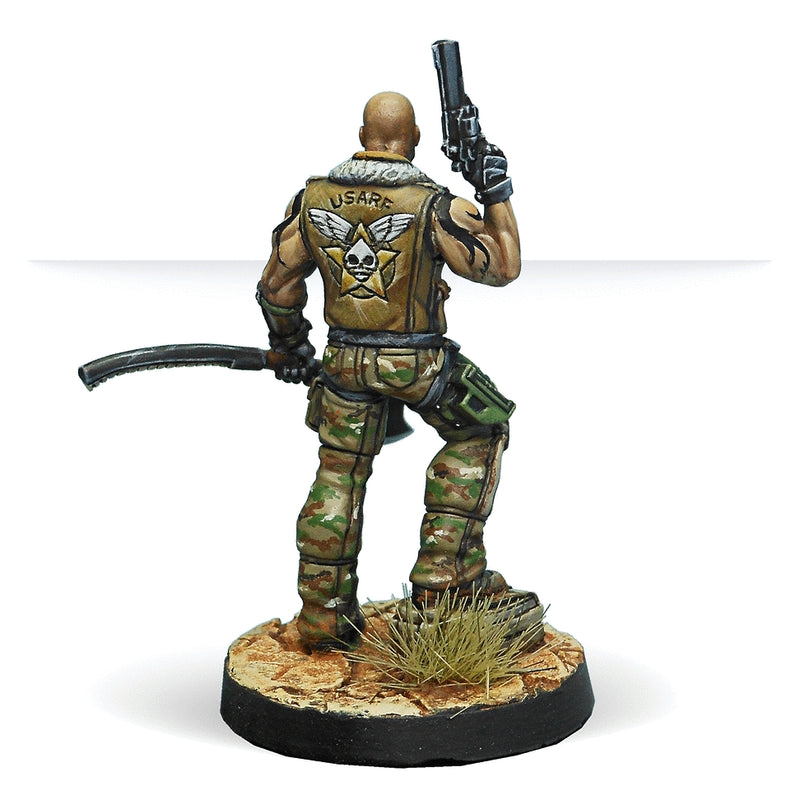 Roger Van Zant, Capt. 6th Airborne (Heavy Pistol, AP CCW) - Infinity: Ariadna Pack - RedQueen.mx