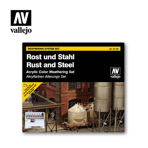 Rust and Steel, Weathering Set - Vallejo: Paint Set - RedQueen.mx
