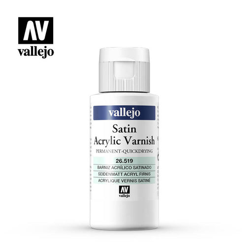 26.519 Satin Acrylic Varnish (60ml) - Vallejo: Auxiliary - RedQueen.mx