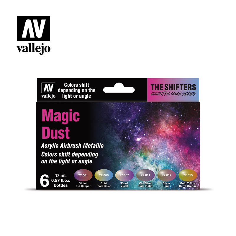 Magic Dust, The Shifters Series (6x 17ml) - Vallejo: Paint Set - RedQueen.mx