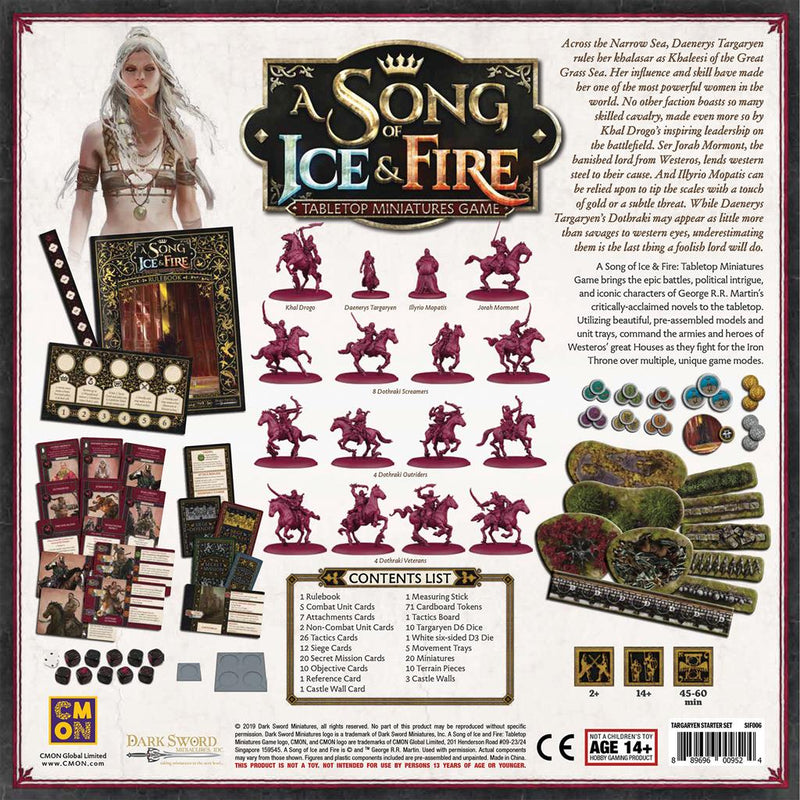 Targaryen Starter Set - A Song of Ice and Fire - RedQueen.mx