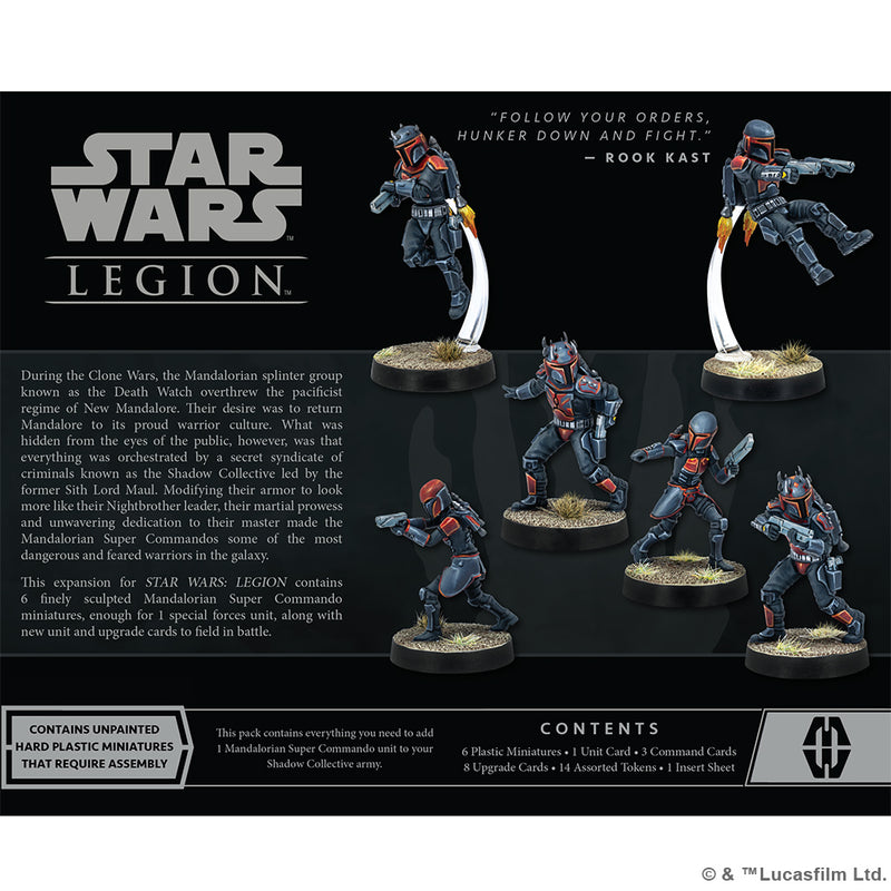 Mandalorian Super Commandos Unit Expansion (English) - Star Wars: Legion