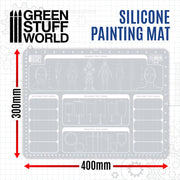 Silicone Painting Mat 400x300mm - GSW Accessories - RedQueen.mx