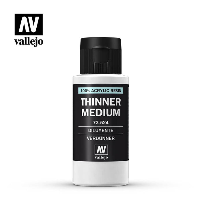 73.524 Thinner Medium (60ml) - Vallejo: Auxiliary - RedQueen.mx