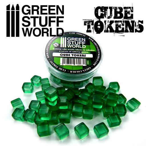 Green Cubic Tokens (50x) - GSW Supplies - RedQueen.mx