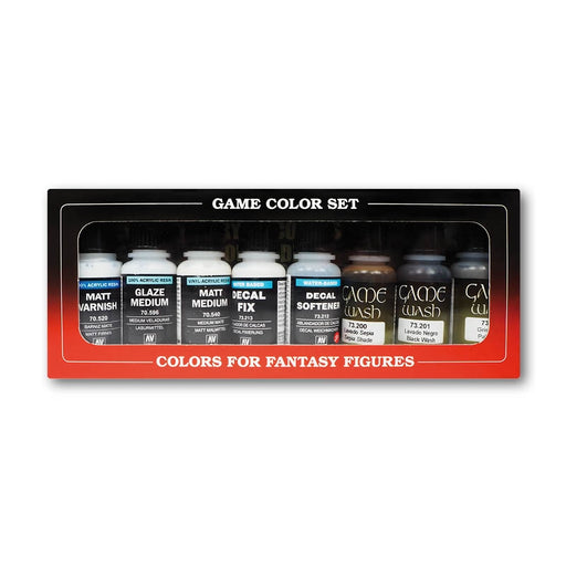 Auxiliary, Game Color Set (8x 17ml) - Vallejo: Paint Set - RedQueen.mx