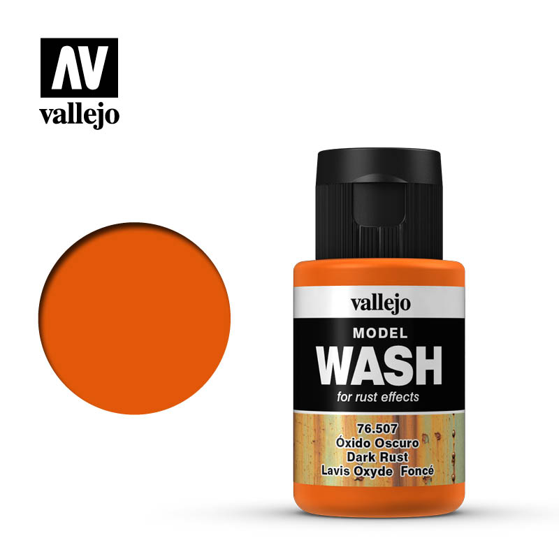 76.507 Dark Rust (35ml) - Vallejo: Model Wash - RedQueen.mx