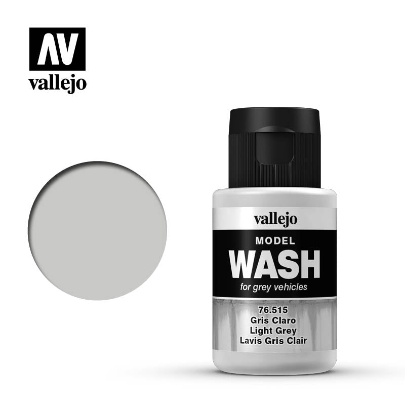 76.515 Light Grey (35ml) - Vallejo: Model Wash - RedQueen.mx