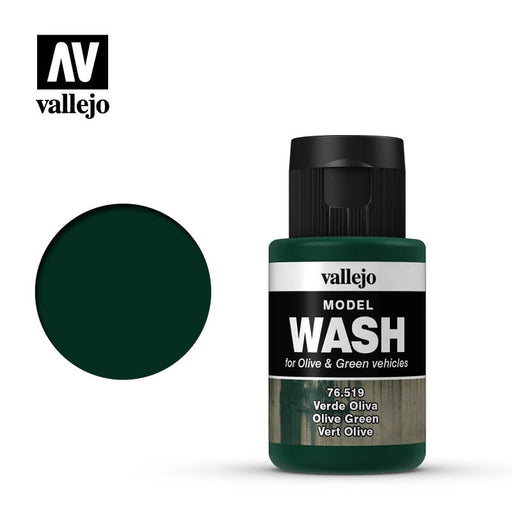 76.519 Olive Green (35ml) - Vallejo: Model Wash - RedQueen.mx