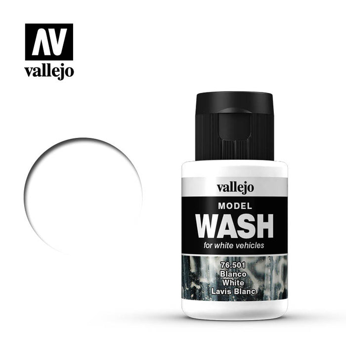 76.501 White (35ml) - Vallejo: Model Wash - RedQueen.mx