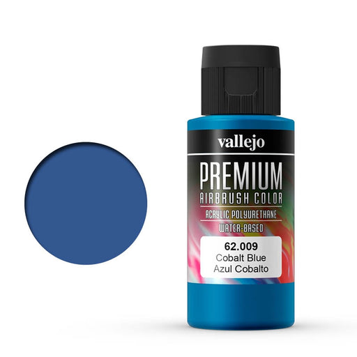 62.009 Cobalt Blue (60ml) - Vallejo: Premium Airbrush Color - RedQueen.mx