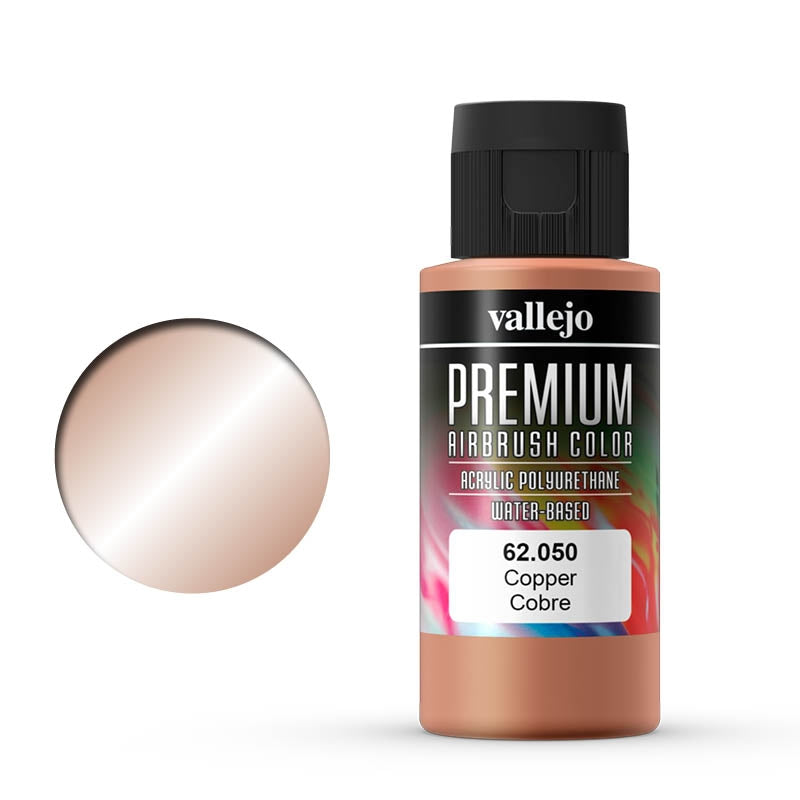 62.050 Copper (60ml) - Vallejo: Premium Airbrush Color - RedQueen.mx