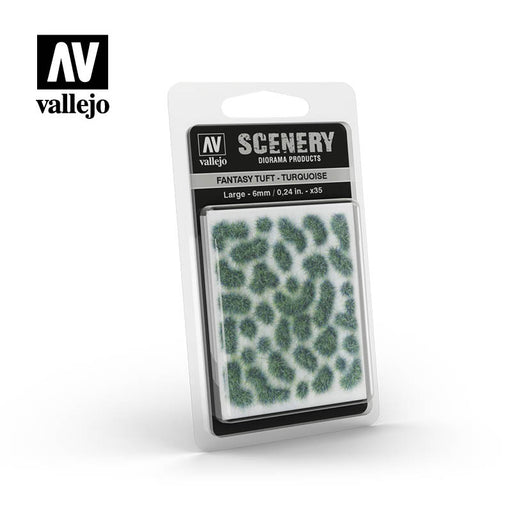 SC432 Fantasy Tuft Turquoise Large (6mm) - Vallejo: Scenery - RedQueen.mx