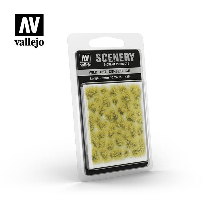 SC412 Wild Tuft Dense Beige Large (6mm) - Vallejo: Scenery - RedQueen.mx
