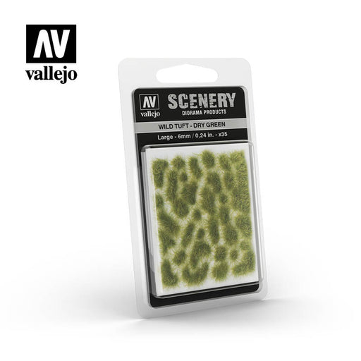 SC415 Wild Tuft Dry Green Large (6mm) - Vallejo: Scenery - RedQueen.mx