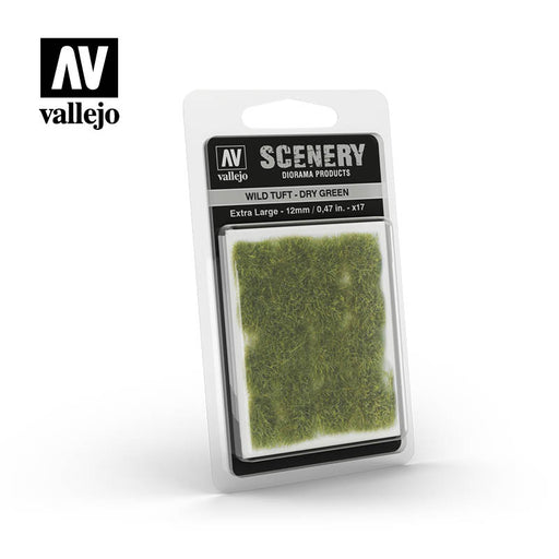 SC424 Wild Tuft Dry Green Extra Large (12mm) - Vallejo: Scenery - RedQueen.mx