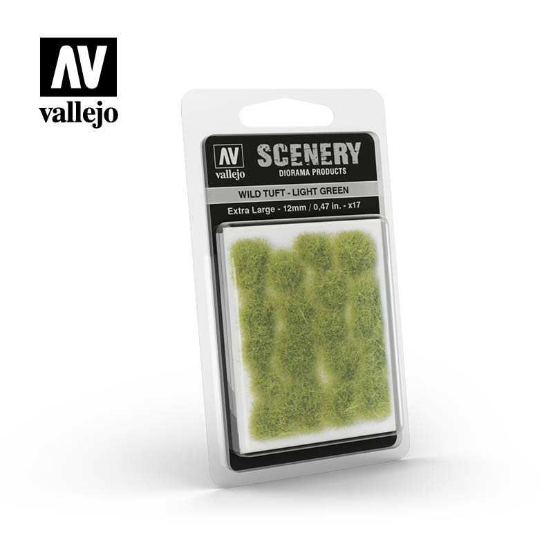 SC426 Wild Tuft Light Green Extra Large (12mm) - Vallejo: Scenery - RedQueen.mx