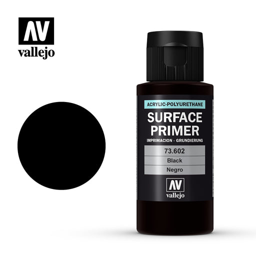 73.602 Black (60ml) - Vallejo: Surface Primer - RedQueen.mx